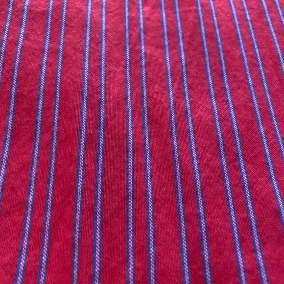 Austin Reed Red and Purple Striped Men's Shirt L UB-14 - Picture 7 of 9